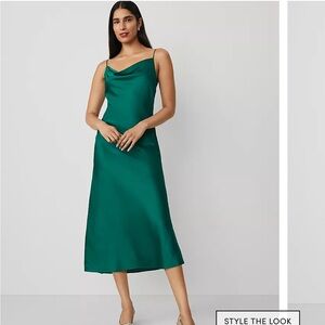 Ann Taylor Emerald Green Dress